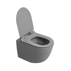 Delta pack WC bâti-support Duofix 112 cm + WC suspendu sans bride Ceramia avec abattant SotClose + plaque (GEBCE14WT02FR-VP)