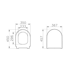 Integra abattant frein de chute, blanc (131-003-009)