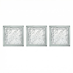 Luxfera brique de verre clair 19x19x8 cm, brillant (1908P)