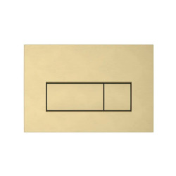 Loop Square Plaque de déclenchement, or brossé (740-2325)