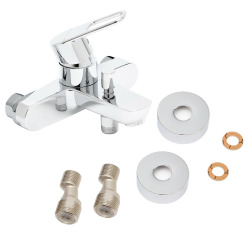 Flow Soft mitigeur bain/douche mural à levier, sans ensemble de douche, chrome (A42948)