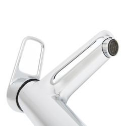 Flow mitigeur de lavabo à levier, sans vidage, chrome (A43013)
