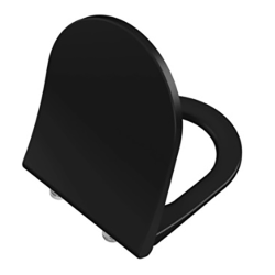 Integra abattant WC en Duroplast, fermeture SoftClose, noir (131-083R009)