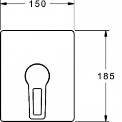 Mitigeur monocommande de douche (89859085)