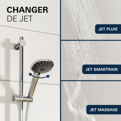 Vitalio Joy System 260, colonne de douche avec mitigeur thermostatique (G-26403001)