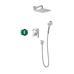 Crometta E ensemble de douche à encastrer avec mitigeur monocommande, chrome (27957000)