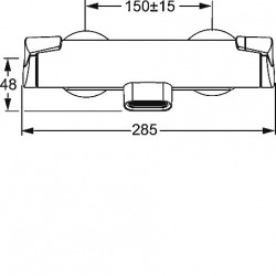 Mitigeur thermostatique de baignoire (65132101)