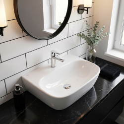 Brevis Lavabo suspendu sans trop plein, 43x30x13cm (SATBRE4330R)