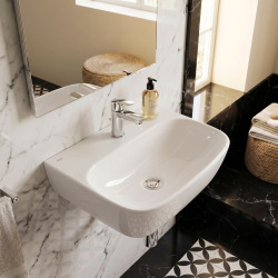 Brevis Lavabo suspendu sans trop plein, 43x30x13cm (SATBRE4330R)