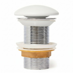 Set Vasque Infinitio à poser 45,5x32,5 cm + Bonde, Blanc (SATINF4532M-SET_BP)
