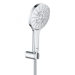 Rainshower Smartactive 130 Ensemble de douche 3 jets avec support mural, Chrome (26581000)