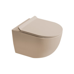 Delta pack WC bâti-support Duofix 112 cm + WC suspendu sans bride Ceramia avec abattant SotClose + plaque (GEBCE14WT02FR-VP)