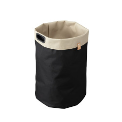 35x60x35 cm panier à linge réversible 73,5 L, polyester, blanc/beige (SATDKOSBBE)