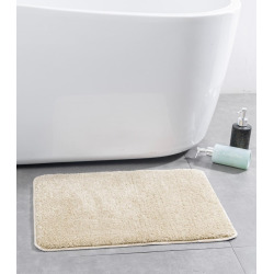 Vision 50x80 cm tapis de salle de bain en polyester, beige (SATDPREDBE)