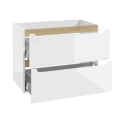 Meuble lavabo STILLA 80x60x45, blanc brillant