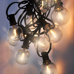 Solight guirlande lumineuse d'extérieur 10 ampoules, longueur 8m, blanc chaud (WO7942)