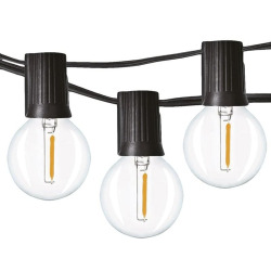 Solight guirlande lumineuse d'extérieur 10 ampoules, longueur 8m, blanc chaud (WO7942)