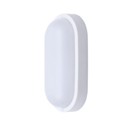 Solight lumière LED murale ovale, 13W, 910 lm, 4000K, IP54, 21 cm, blanc (WO744)