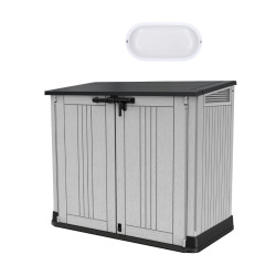 Keter Store It Out Midi coffre extérieur 880 L + plafonnier LED inclus (249442-WO744)