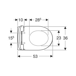 Selnova ensemble WC suspendu avec abattant, blanc (501.752.00.1)