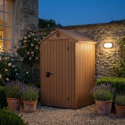 Keter Darwin 4x4 abri de jardin + plafonnier LED inclus (259006-WO744)