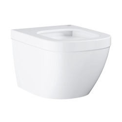 Euro Ceramic Cuvette WC suspendue compact Triple Vortex, blanc alpin (39206000)