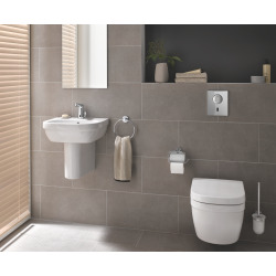 Euro Ceramic Cuvette WC suspendue compact Triple Vortex, blanc alpin (39206000)