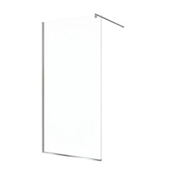 Paroi de douche Walk-In 110 cm – Ceramia Essential – Verre 8 mm – Profilé Chromé