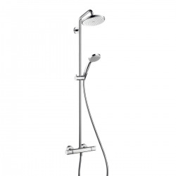 Showerpipe Croma 220, bras de douche 400 mm pivotant (27185000)