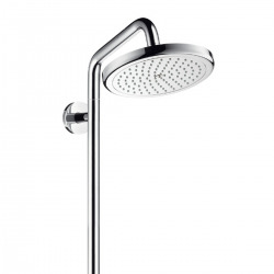 Showerpipe Croma 220, bras de douche 400 mm pivotant (27185000)