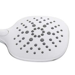 Pommeau de douche SAT blanc/chrome SATBSRST31