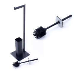 Brosse de toilette SAT noir (SATDDRZSTETC)