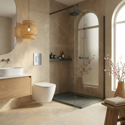 Pack WC bâti-support Rapid SL + WC SAT sans bride + abattant SoftClose + plaque chrome (RSLCETOR1)