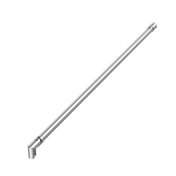 Project bras de montage pour paroi de douche 120 cm, chrome (SATWIPROFIL6)
