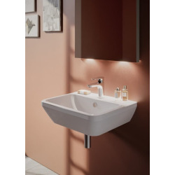 Integra Lavabo 45x40 cm avec trou pour robinet au milieu, Blanc (7047-003-0001)
