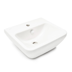 VitrA Integra lavabo suspendu 45 × 40 cm avec trop-plein, blanc