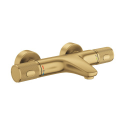 GROHE QuickFix thermostatique Bain/Douche - COOL SUNRISE BROSSEE