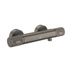 GROHE QuickFix thermostatique Douche - HARD GRAPHITE BROSSEE