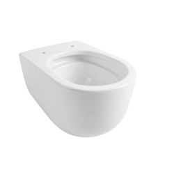 Ergo cuvette suspendue Plus size en céramique avec abattant SoftClose, blanc (SATPSWC)