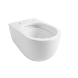 Ergo cuvette suspendue Plus size en céramique avec abattant SoftClose, blanc (SATPSWC)