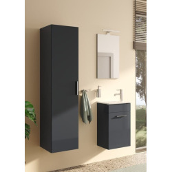 Meuble salle de bain avec lavabo miroir et éclairage Led Vitra Mia 79x61x39,5 cm, cordoba (MIASET80C)
