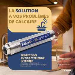 Adoucisseur d'eau Anticalcaire Antibactérien innovant IPS Kalyxx BlueLine G3/4 " femelle (IPSXKBG34)