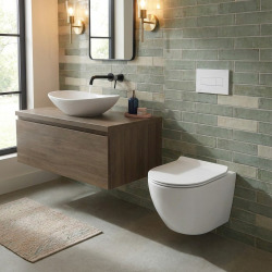 Pack WC complet avec bâti-support Villeroy & Boch, cuvette sans bride vortex, abattant SoftClose, plaque blanche (VBCEWT02-FR)