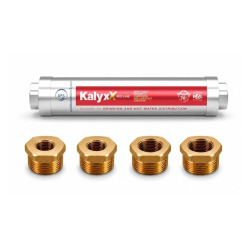 Alternative adoucisseur d'eau KalyxX Red Line 1" + 2x adaptateur 1/2" et 2x adaptateur 3/4" (IPSKXRBG11234)