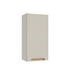 Naturel Stilla 30x60x45 cm armoire de salle de bain murale, surface MDF, cachemire mat (STILLAAK03001)