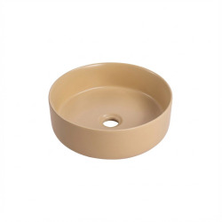 Bonde à écoulement libre 5/4'' - sans trop-plein - moka mat - PixL Ceramia