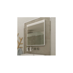 Miroir LED rétroéclairé Nimco 80x60 cm aluminium ZP 13002