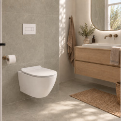 Pack WC complet avec bâti-support Villeroy & Boch, cuvette sans bride vortex, abattant SoftClose, plaque blanche (VBCEWT02-FR)