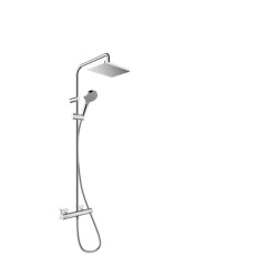 Vernis Shape Colonne de douche 230 1jet EcoSmart 9l/min avec mitigeur thermostatique, Chrome (HG-26097000)