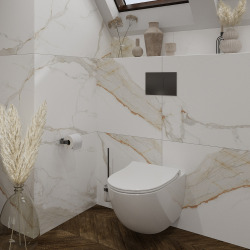 Pack WC Rapid SL + WC Swiss Aqua Technologies Infinitio sans bride + Plaque de commande noir mat  (RapidSL-Infinitio-KF0)